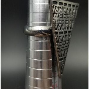 Illuminati Egyptian triangle ring size 7.5 R145